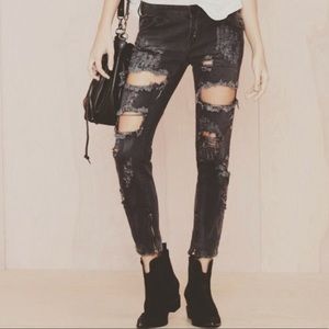 One Teaspoon Trashed Freebirds Jeans